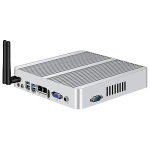 Dual COM Dual LAN DDR3L RAM Industrial Fanless PC With Intel Core i5 4200U
