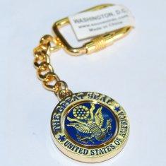 OEM / ODM Welcomed Brass / Zinc alloy Promotional Metal Keyrings