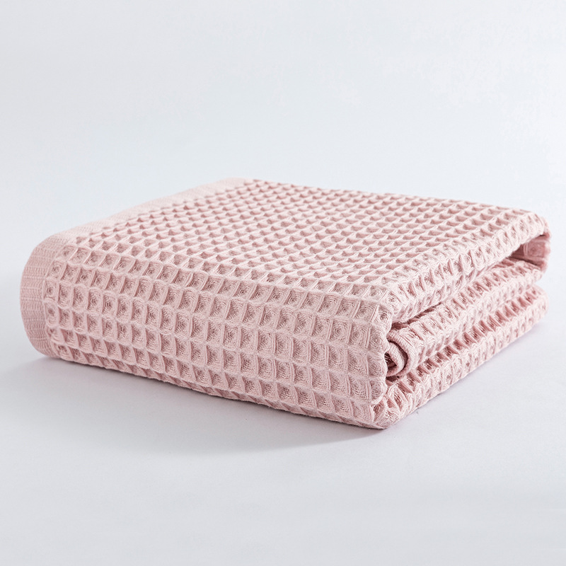 Soft Cotton Waffle Weave Blanket 1pc Quantity Washed and Dyed Perfect for Baby