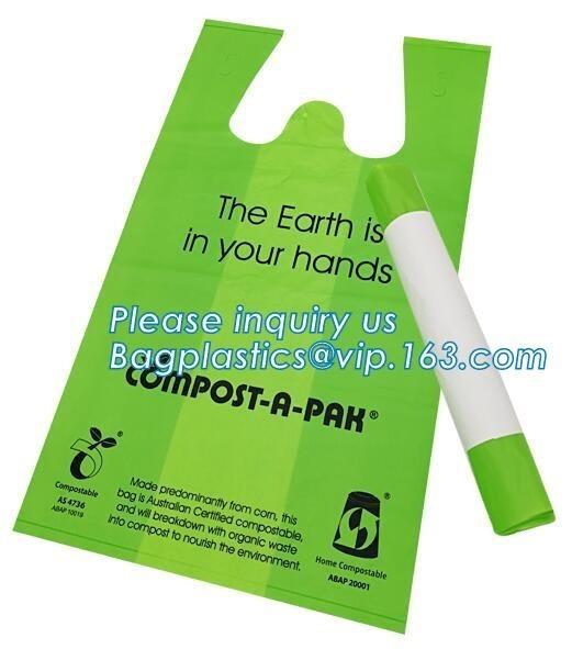 Compostable Eco-Friendly Material Non Toxic Food Grade T Shirt Bread Packaging