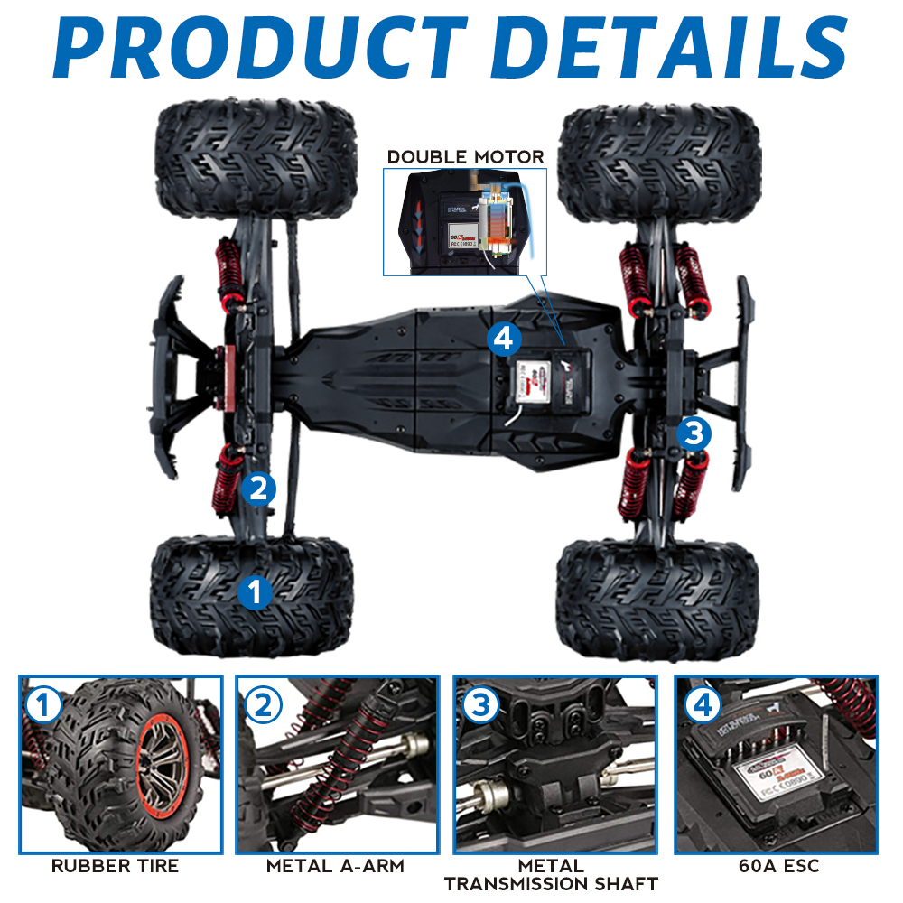 1/10 Scale Remote Control RC Car Off Road Vehicle Electronic Toys VS S920