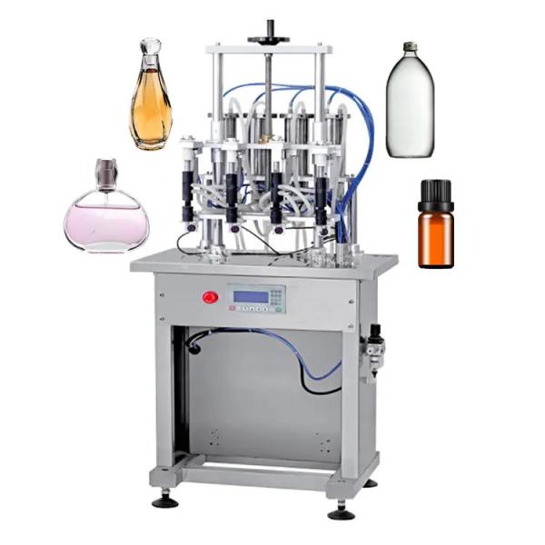 Automatic 4 heads Vacuum perfume weighing filling making machine manual for