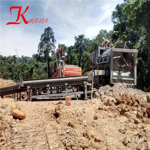 keda gold and diamond mining equipment gemstone portable mini gold trommel wash