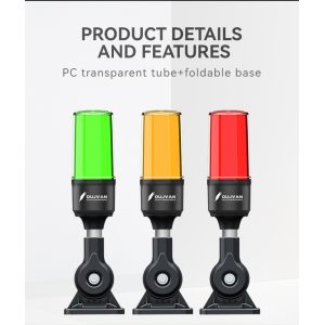 IP54 1 Layer Tower Stack Lights Multi Color Led Mini Warning For CNC Machine