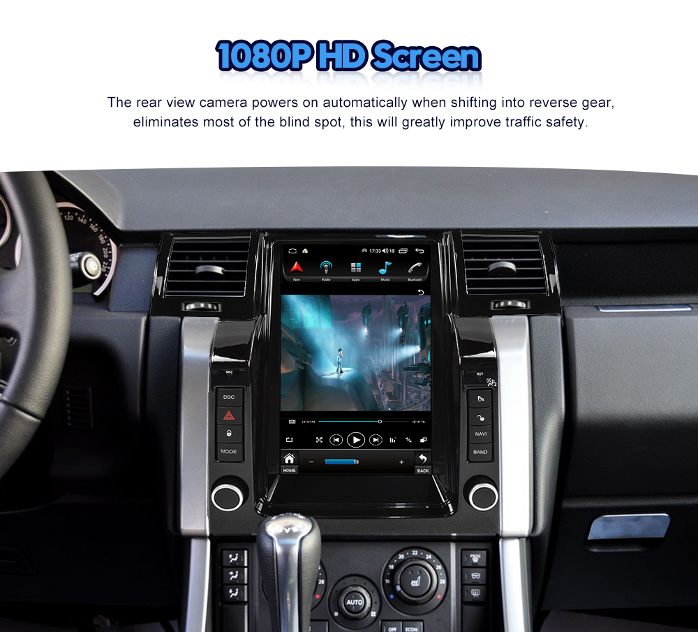 Viknav Car Radio For Range Rover Sport L320 (2005-2009) 12.1 Inch Android Auto Radio Vertical Screen Multimedia Player