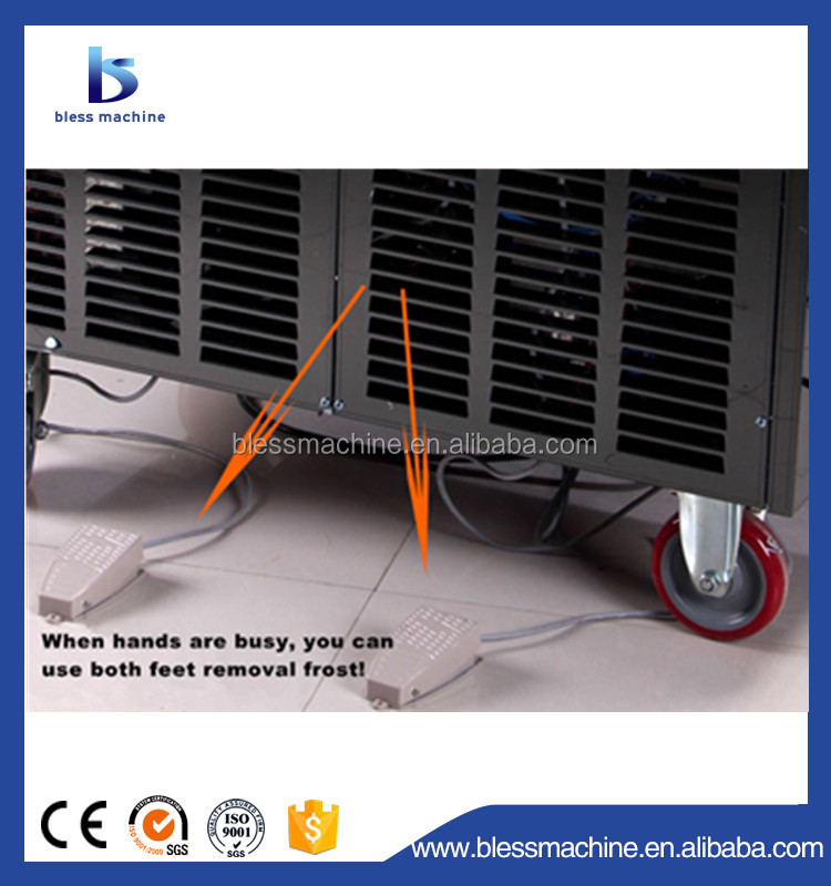 100kg/h Production Capacity 2022 Newest Used Ice Cream Freezers with 480mm Pan Size