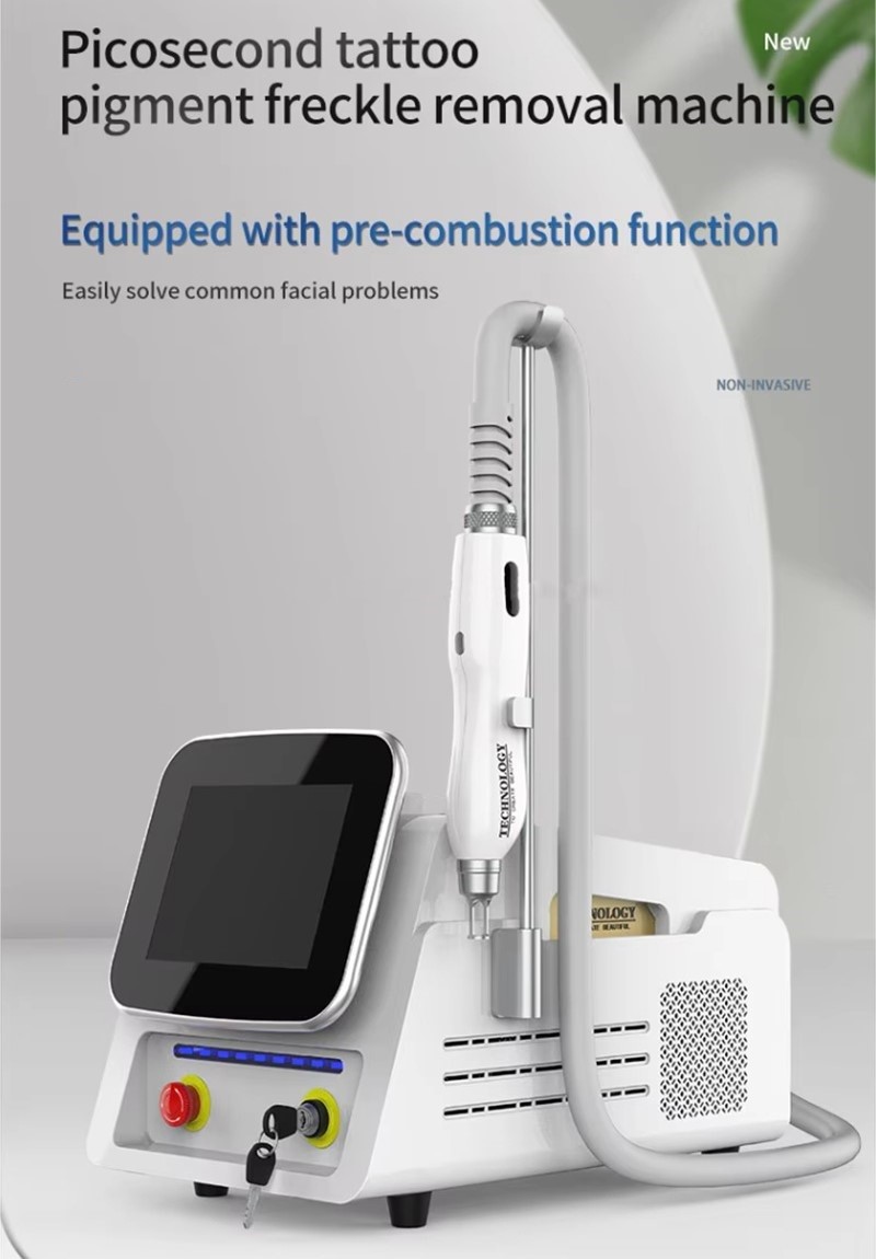 Portable 3 Wavelength Picosecond Nd Yag Laser For Pigment Removal Tattoo Removal