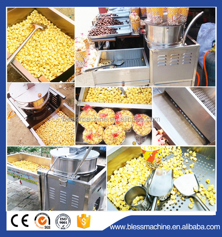 Design 0.35kw Ball Popcorn Making Machine for Domestic and Overseas Demand in 2022