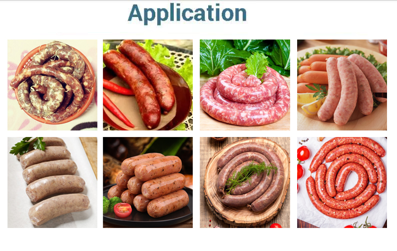 Hotdog Smoked Fish Ham Press Beef Sausage Production Line 304 Stainless Steel High Capacity