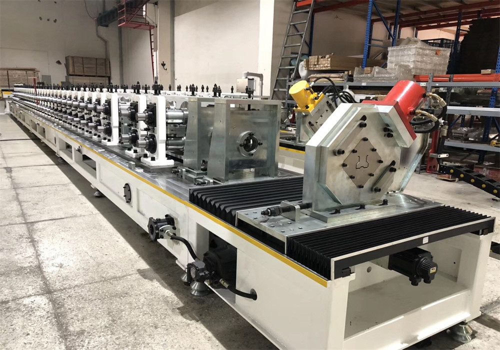 50Hz Upright Rack Roll Forming Machine With 3-5/Min And 100mm Width