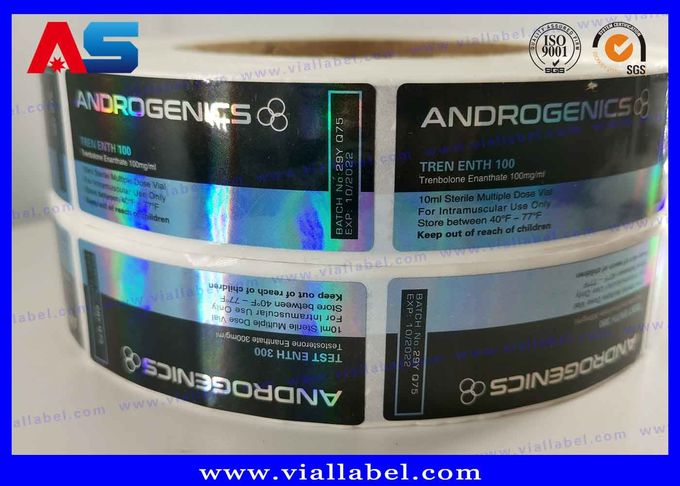 Adhesive Labels For Vial Bottles , Custom Design Pharmaceutical Description Label 4
