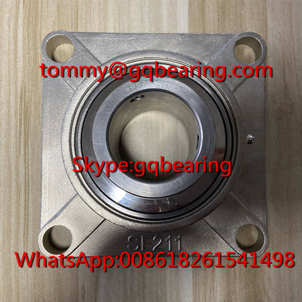 SSUCF211-32 Full Stainless Steel Four-bolt Flanged Housing Units UCF211-32 Pillow Block Ball Bearing