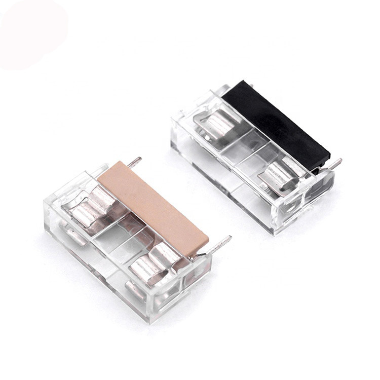 5*20mm Fuse PTF15 Pcb Board Glass Ceramic Fuse Block Box Holder With Cover