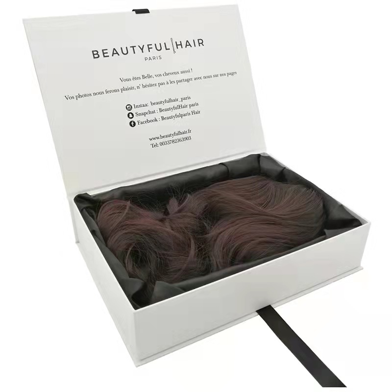 wig Cosmetic Packaging Box luxury Hair Extension Packaging Box