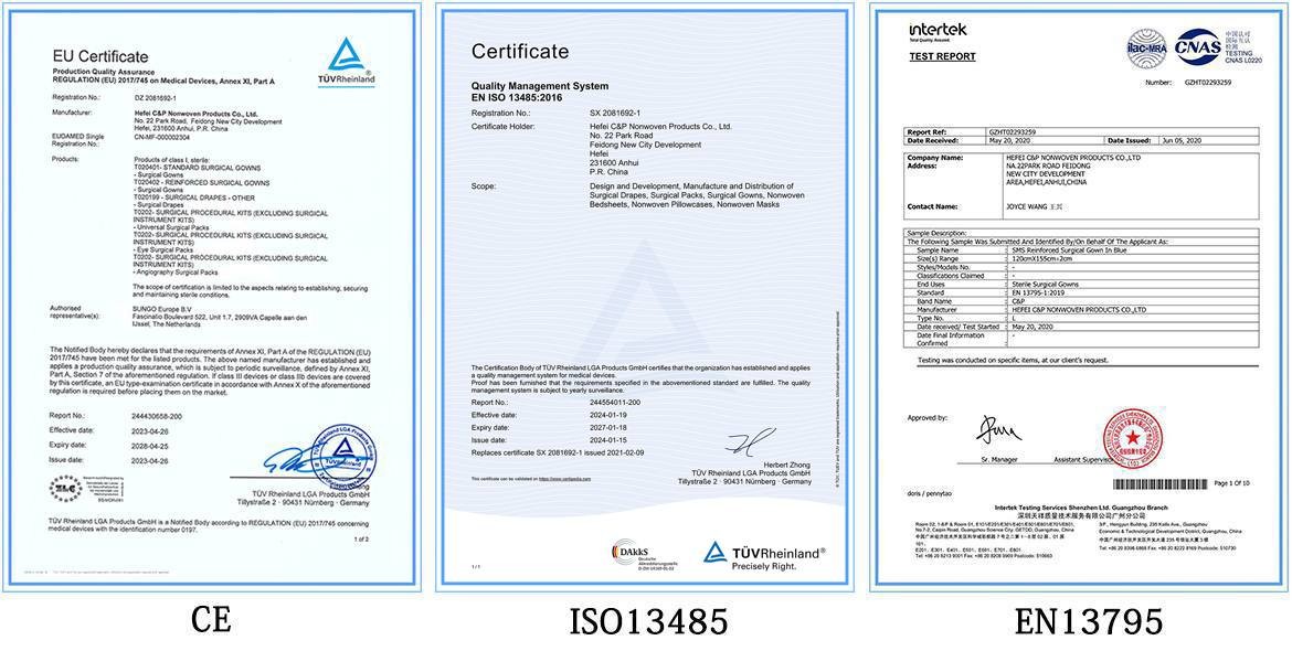 CE ISO13485 Certified Disposable Knee Arthroscopy Pack Surgical Drape Factory Supplier