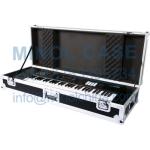 Aluminum Flight Case Black Series Heavy-Duty Road Case For 61-Note Keyboard