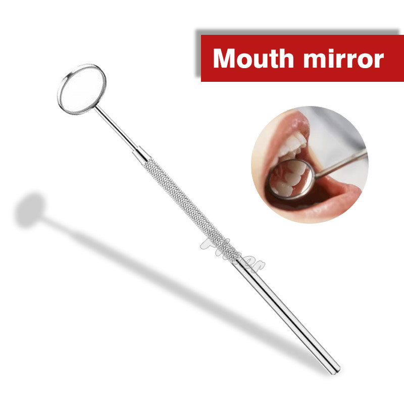 3pcs Stainless Steel Orthodontic Dental Instruments Mouth Mirror Dental Tools