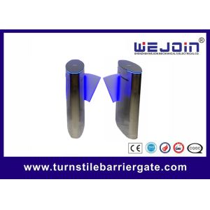 Fingerprint access control system automatic flap barrier gate