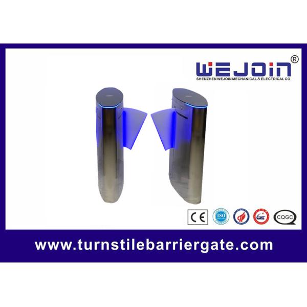Quality Fingerprint access control system automatic flap barrier gate for sale