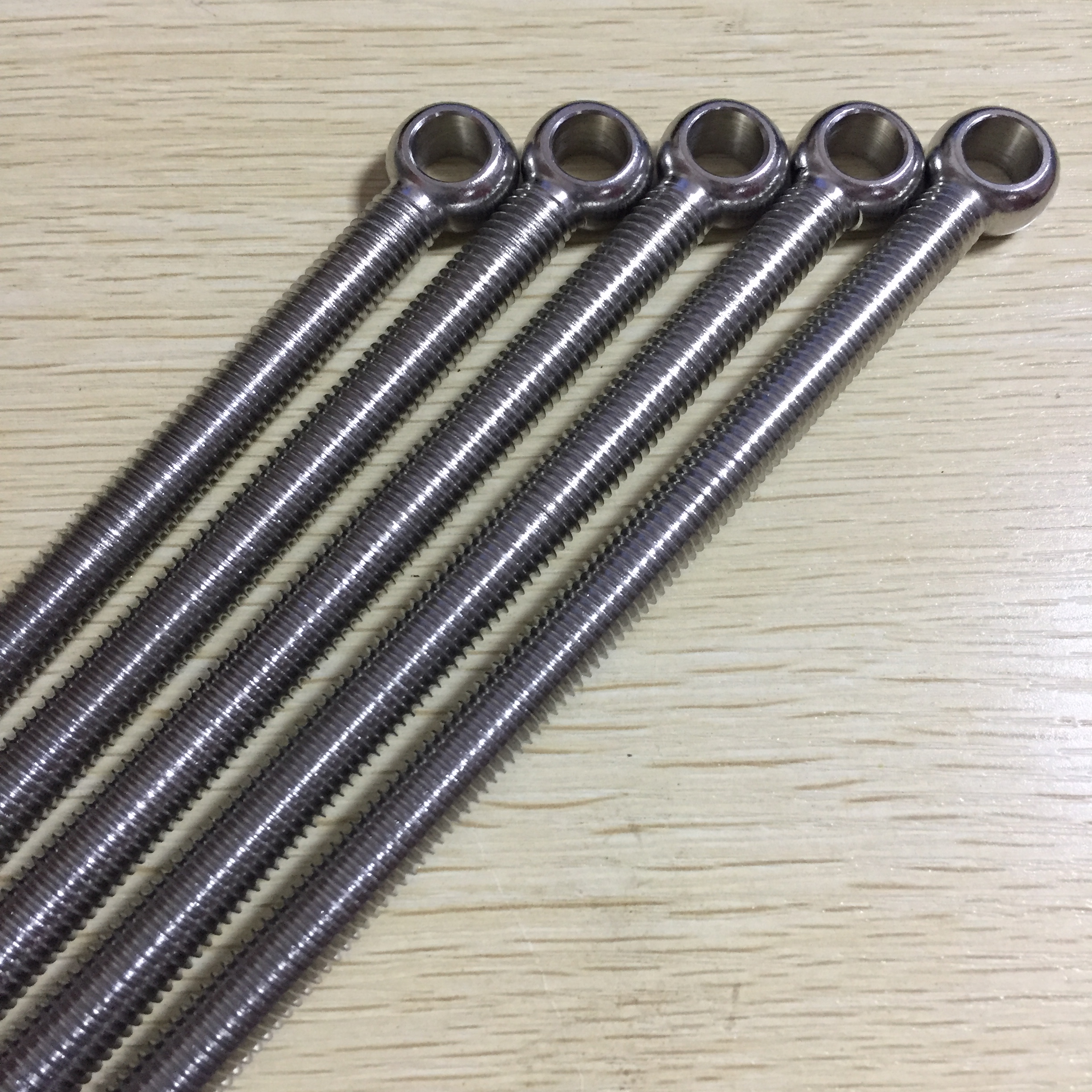 Stainless Steel Bolt DIN444 UNI6058 Eye Bolt 8.8 with Yellow Zinc Finish and Hook