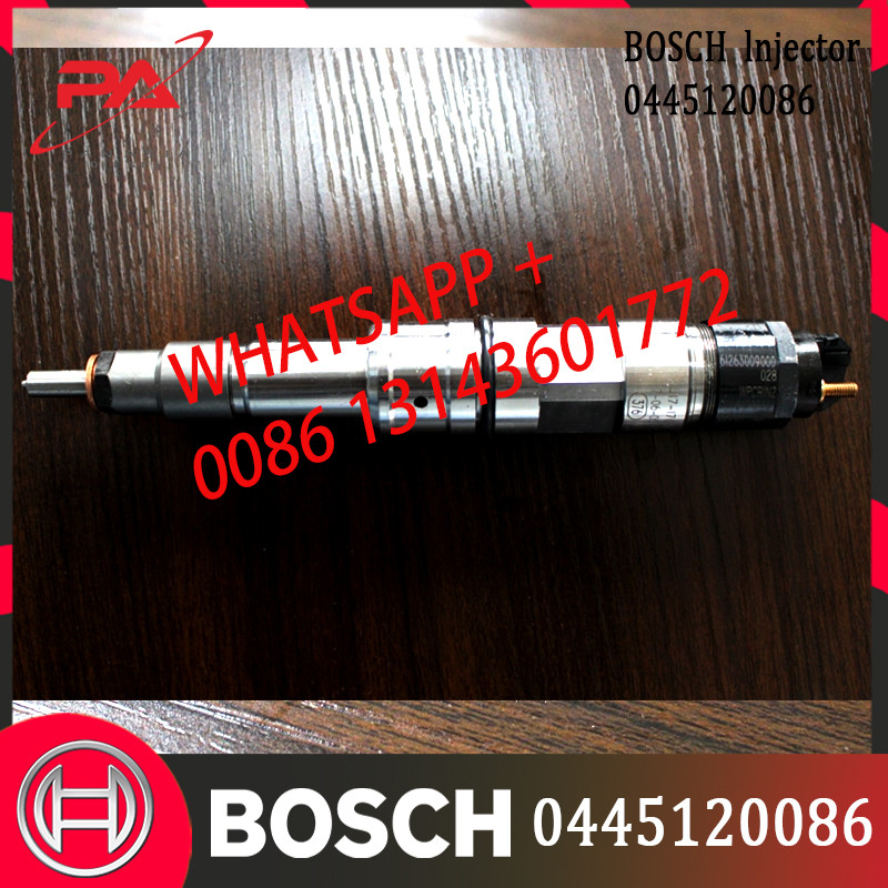 0445120086 Diesel fuel Injector assembly common rail injector 612630090001 for WEICHAI WP10