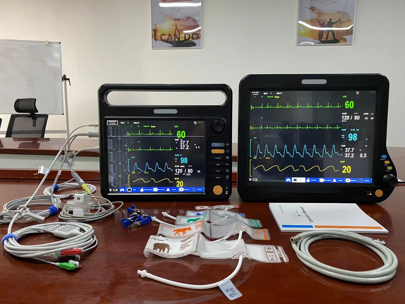 15 Inch Veterinary Multiparameter Monitor For Animals Pet Operation