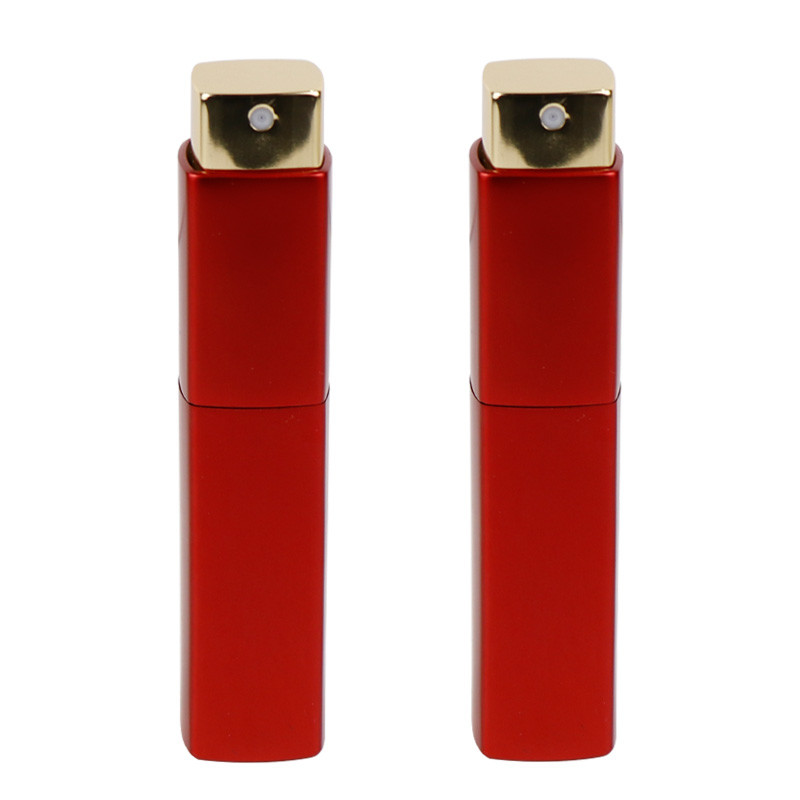 Square Metal Portable Refillable Perfume Atomizers 5ml 10ml 15ml Perfume Bottle