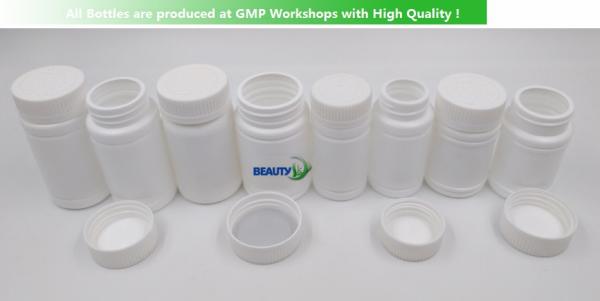Custom Empty Cosmetic Bottles HDPE PET Plastic Containers Food Grade Inner