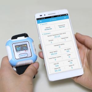 Lightweight Digital Sleep Apnea Monitoring System Spo2 And Heart Rate With