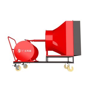 Marine and Land High Expansion Foam Generator with Effective Discharge Time of