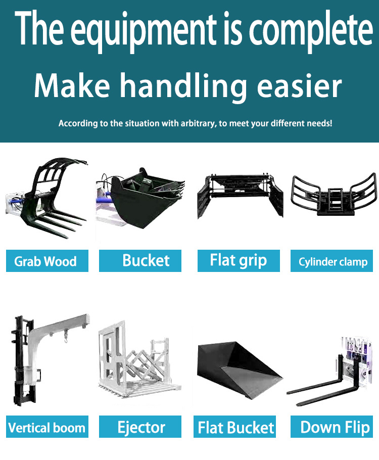 Customized Lifting Height 1 Ton 2 Ton 3 Ton Electric Forklift Safety For Warehouse Handling
