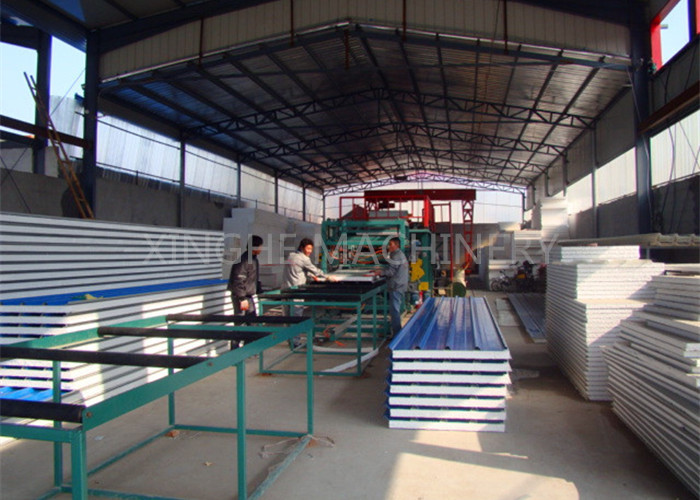 PPGI Coil Steel Roll Forming Machine , Electrical Roof Tile Roll Forming Machine
