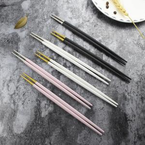  High Quality Korea Hot Sale Resin Chopstick/Stainless Steel Chopsticks With Colors/Kitchenware Manufactures