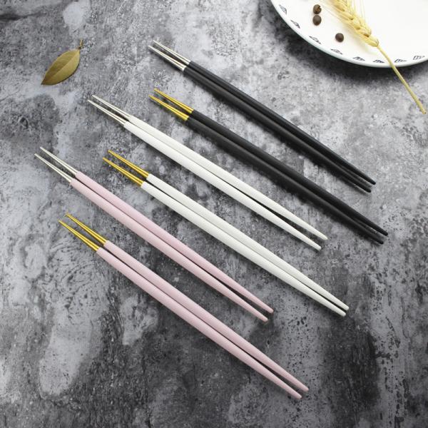 High Quality Korea Hot Sale Resin Chopstick/Stainless Steel Chopsticks With