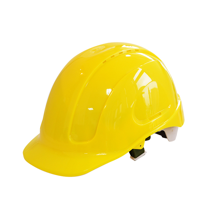 6 Points Webbing Suspension Safety Helmets for Construction T150 Ventilized ABS Material