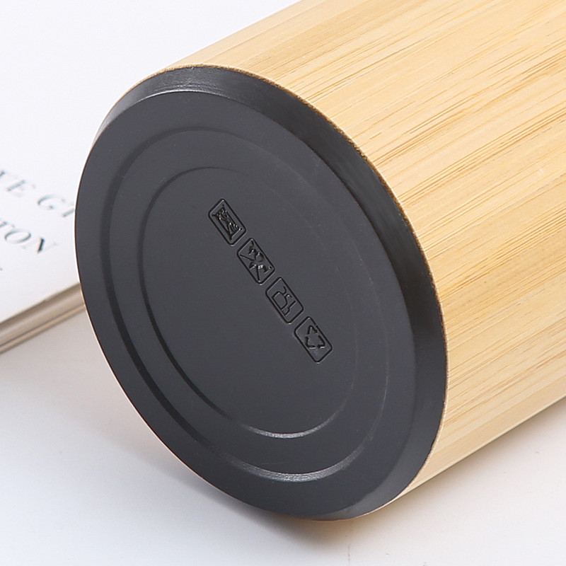 Premium Bamboo Thermos With Tea Infuser For Loose Tea 12oz - Tea Gift Set - Insulated Water Bottle/Iced Coffee Tumbler - Unique Gifts For Women, Gifts