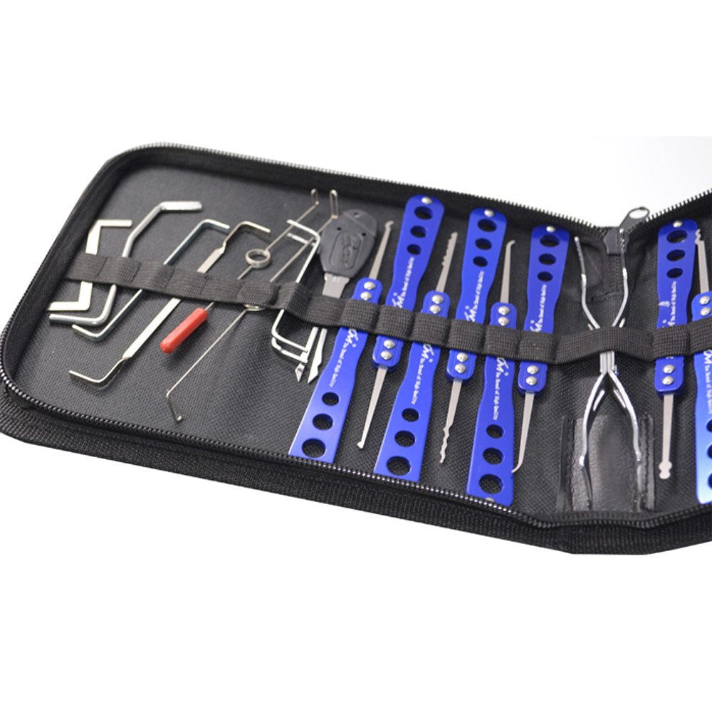 Locksmith Practice Picking Tools 20-In-1 Hook Lockpick Lock Picks House Lock Set