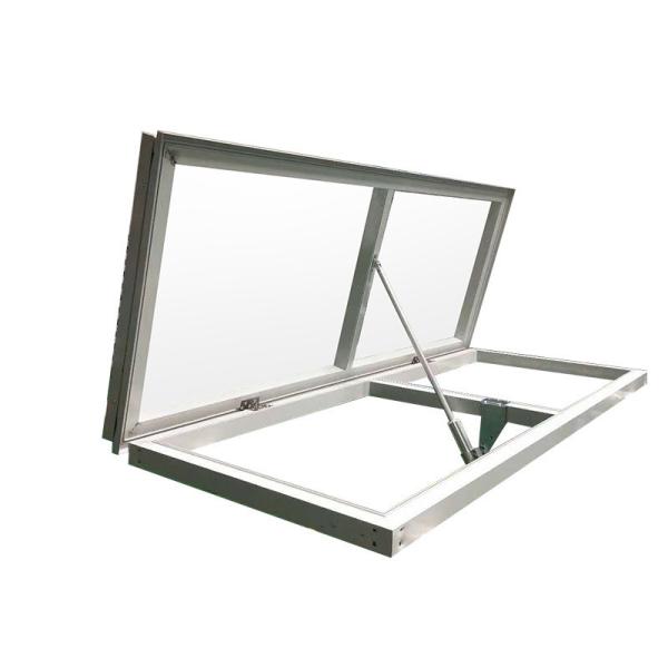 Tempered Glass Electric Window Aluminium Skylight Window with Heat Insulation