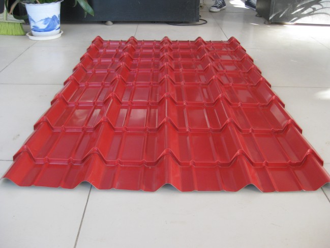 Zimbabwe Glazed Tile Roof Roll Forming Machine