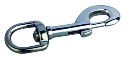 Zinc diecast round eye swivel thumbnail snap hook
