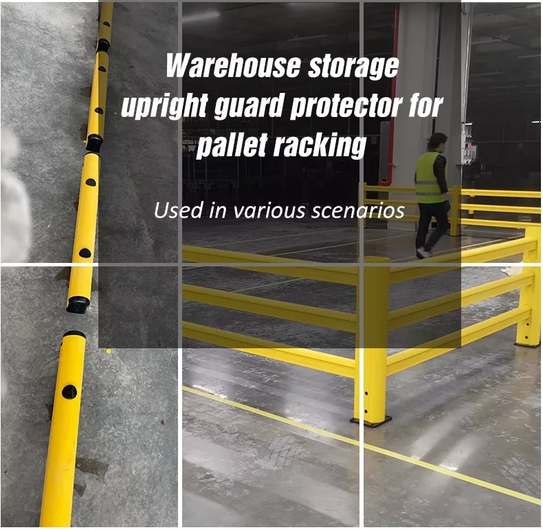 Workshop Collision Barrier Straight Barrier Column Protectors For Outdoor Road Safety