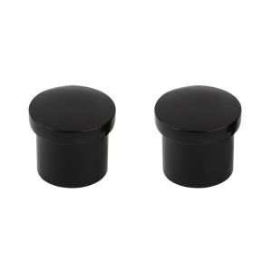 Smooth Black Plastic Flip Top Screw Cap Anti Overflow Liquid Dispenser Cap