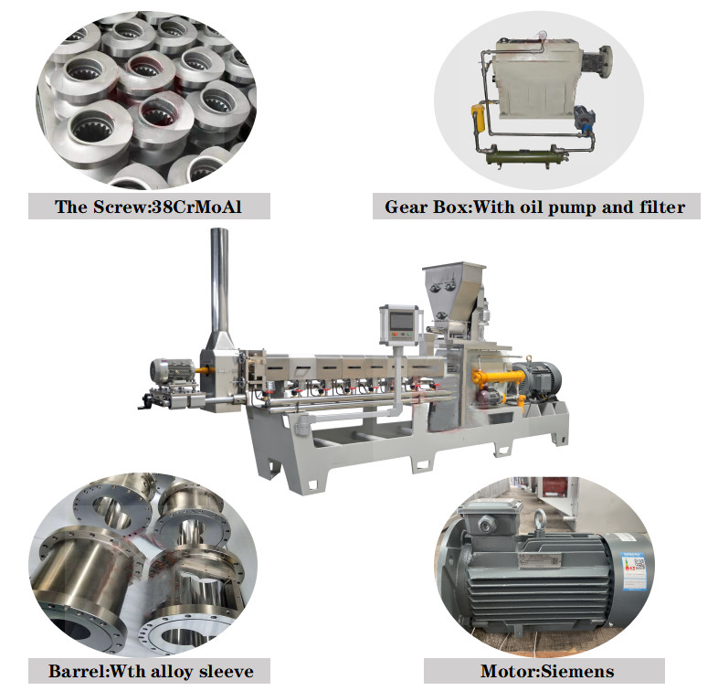 380V/220V Puffed Extruding Filling Core Filler Snack Food Making Machine High Productivity