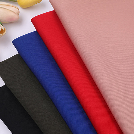 Shaoxing Custom 40S 50S 60S NR Roma 92% Polyester 8% Spandex 220GSM 4 Way Knitted Zurich Fabric for Sports Wear