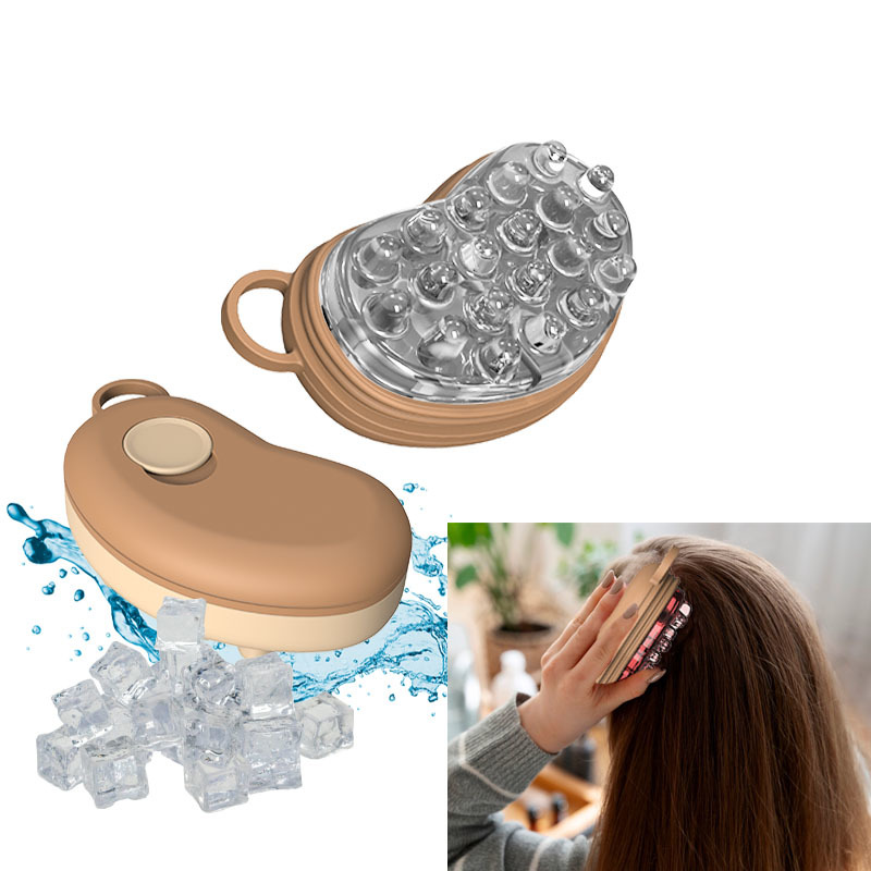 Ice Therapy Scalp Massager – Reusable Cooling Hair Brush For Men, Women & Kids | OEM Silicone Brush For Hair Salons, Gift Sets, Spa & Home Use