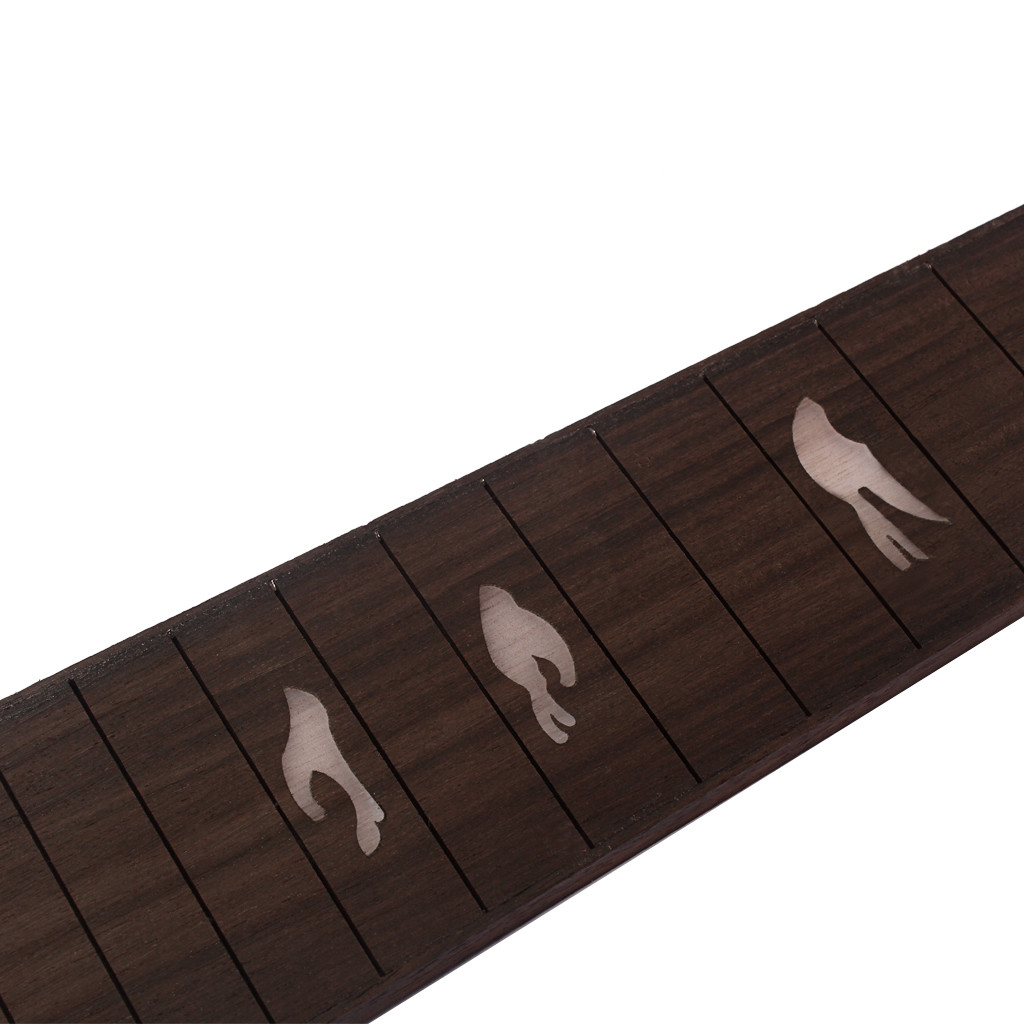 41 Inches 20-Fret Acoustic Guitar Fretboard Birds Markers 18.23" Fingerboard