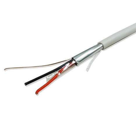 Shielded Security Alarm Cable 0.20mm2 Solid Copper Conductor in 100M Length