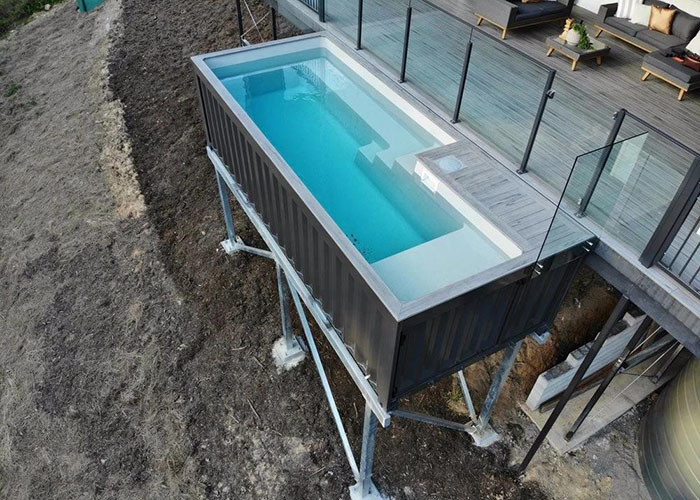 Topshaw Customize Free Design 20ft 40ft Australia DIY Shipping Container Pools