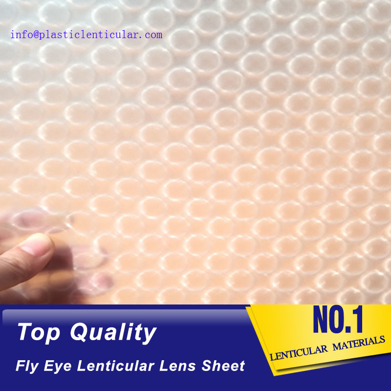 PLASTIC LENTICULAR Super translucent led light diffuser sheet PP 3d fly eye lenticular films