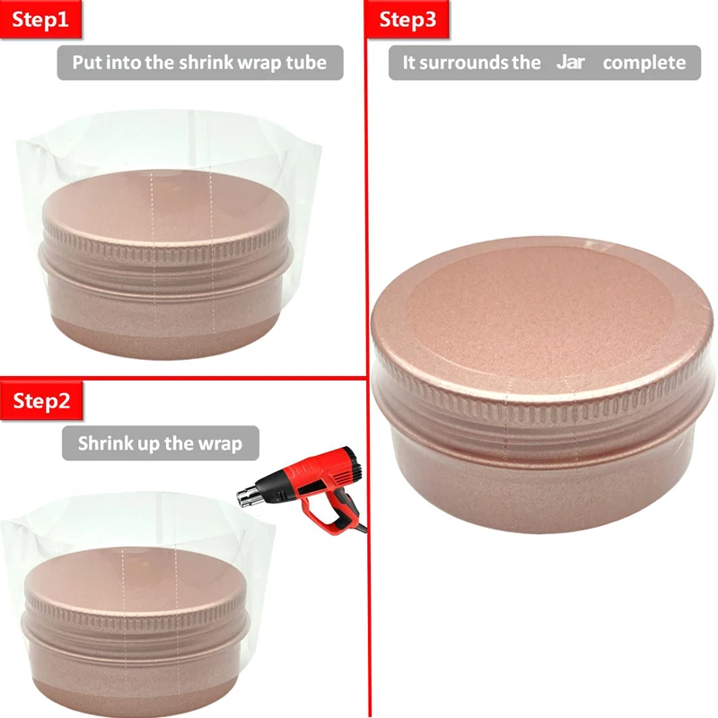 Heat Shrink Plastic Protective Sleeve for Medicine Bottle Mouth Covering and Protection